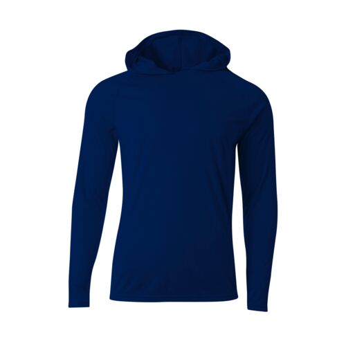Cooling Performance Long Sleeve Hooded Tee Miniatura