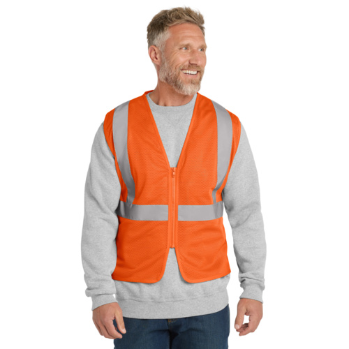Ansi 107 Class 2 Economy Mesh Zippered Vest Miniatura