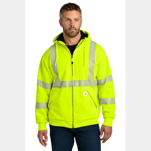 Ansi 107 Class 3 Lined Full Zip Sweatshirt Miniatura