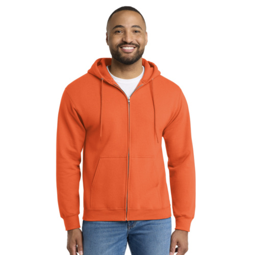 Essential Fleece Full Zip Hooded Sweatshirt Miniatura