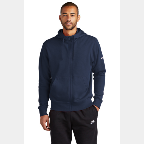Club Fleece Sleeve Swoosh Full Zip Hoodie Miniatura