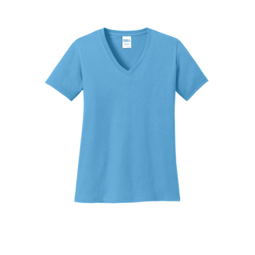 Women's Core Cotton V Neck Tee Miniatura