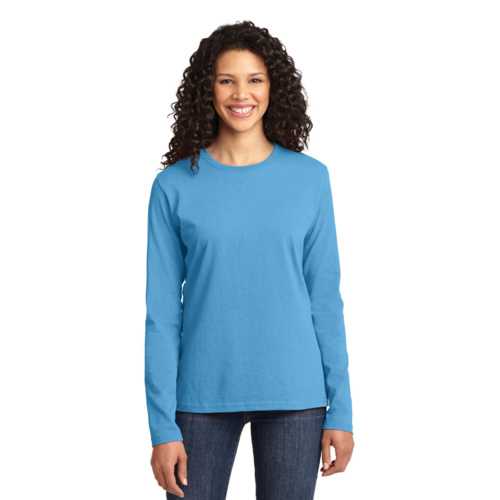 Women's Long Sleeve Core Cotton Tee Miniatura