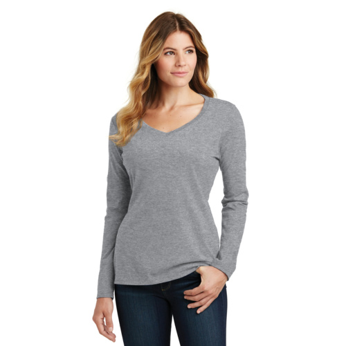 Women's Long Sleeve Fan Favorite V Neck Tee Miniatura