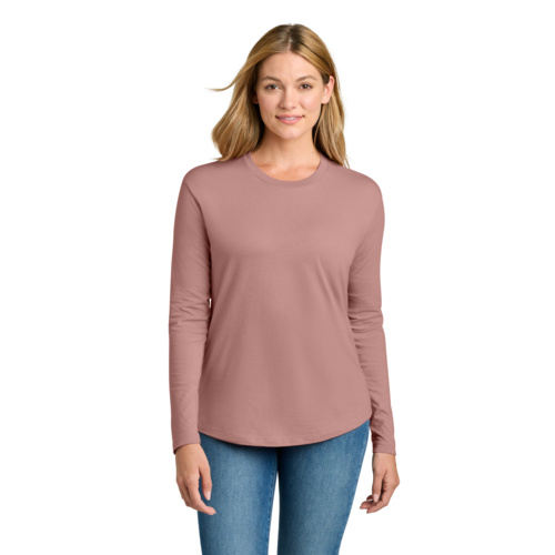 Women's Cotton Relaxed Long Sleeve Tee Miniatura