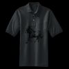 Heavyweight Cotton Pique Polo with Pocket Thumbnail
