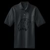 Heavyweight Cotton Pique Polo with Pocket Thumbnail