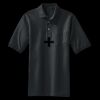 Heavyweight Cotton Pique Polo with Pocket Miniatura