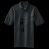 Heavyweight Cotton Pique Polo with Pocket Thumbnail