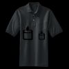 Heavyweight Cotton Pique Polo with Pocket Thumbnail