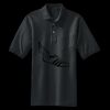 Heavyweight Cotton Pique Polo with Pocket Miniatura
