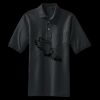 Heavyweight Cotton Pique Polo with Pocket Miniatura
