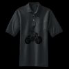 Heavyweight Cotton Pique Polo with Pocket Thumbnail