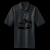 Heavyweight Cotton Pique Polo with Pocket Thumbnail