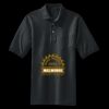 Heavyweight Cotton Pique Polo with Pocket Thumbnail