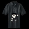 Heavyweight Cotton Pique Polo with Pocket Thumbnail