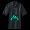 Heavyweight Cotton Pique Polo with Pocket Thumbnail