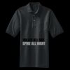 Heavyweight Cotton Pique Polo with Pocket Thumbnail