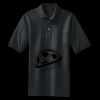 Heavyweight Cotton Pique Polo with Pocket Miniatura