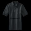 Heavyweight Cotton Pique Polo with Pocket Miniatura
