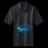 Heavyweight Cotton Pique Polo with Pocket Thumbnail