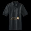 Heavyweight Cotton Pique Polo with Pocket Thumbnail