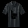 Heavyweight Cotton Pique Polo with Pocket Thumbnail