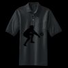 Heavyweight Cotton Pique Polo with Pocket Thumbnail