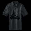 Heavyweight Cotton Pique Polo with Pocket Thumbnail