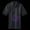 Heavyweight Cotton Pique Polo with Pocket Miniatura