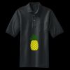 Heavyweight Cotton Pique Polo with Pocket Miniatura