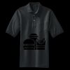 Heavyweight Cotton Pique Polo with Pocket Miniatura