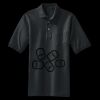 Heavyweight Cotton Pique Polo with Pocket Miniatura