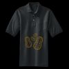 Heavyweight Cotton Pique Polo with Pocket Miniatura