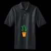 Heavyweight Cotton Pique Polo with Pocket Miniatura