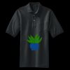 Heavyweight Cotton Pique Polo with Pocket Thumbnail
