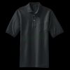 Heavyweight Cotton Pique Polo with Pocket Thumbnail