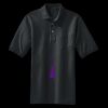 Heavyweight Cotton Pique Polo with Pocket Thumbnail