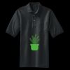 Heavyweight Cotton Pique Polo with Pocket Thumbnail