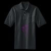 Heavyweight Cotton Pique Polo with Pocket Thumbnail