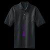 Heavyweight Cotton Pique Polo with Pocket Thumbnail