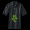 Heavyweight Cotton Pique Polo with Pocket Thumbnail