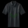 Heavyweight Cotton Pique Polo with Pocket Thumbnail