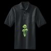 Heavyweight Cotton Pique Polo with Pocket Thumbnail