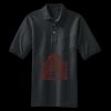 Heavyweight Cotton Pique Polo with Pocket Thumbnail