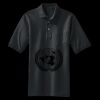 Heavyweight Cotton Pique Polo with Pocket Thumbnail