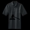 Heavyweight Cotton Pique Polo with Pocket Thumbnail