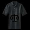 Heavyweight Cotton Pique Polo with Pocket Thumbnail