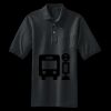 Heavyweight Cotton Pique Polo with Pocket Thumbnail
