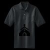 Heavyweight Cotton Pique Polo with Pocket Thumbnail